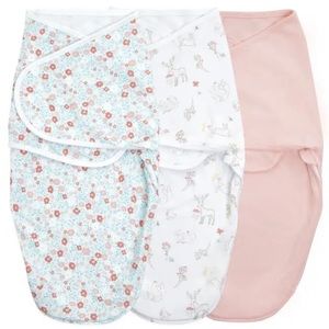 Aden + Anais 0-3M Fairy Tale Flowers Essentials Wrap Swaddles 3 Pack Baby Babies